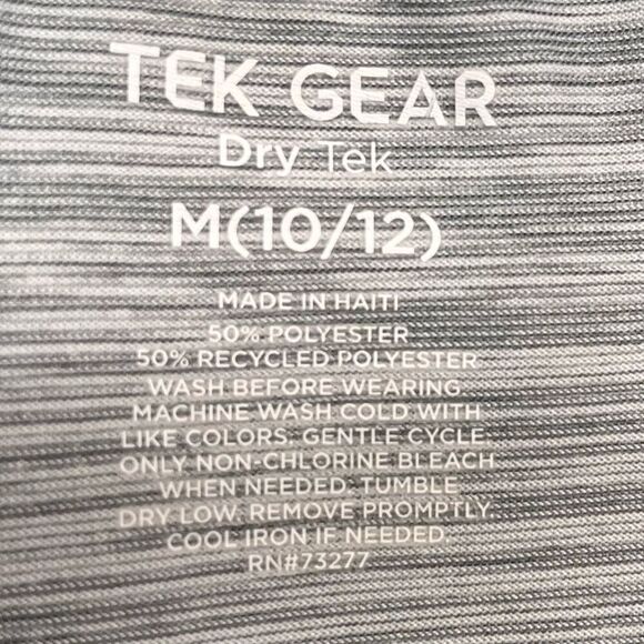 Tek Gear Heathered Gray Muscle Tee  Boys Size M (10-12) - Picture 3 of 3